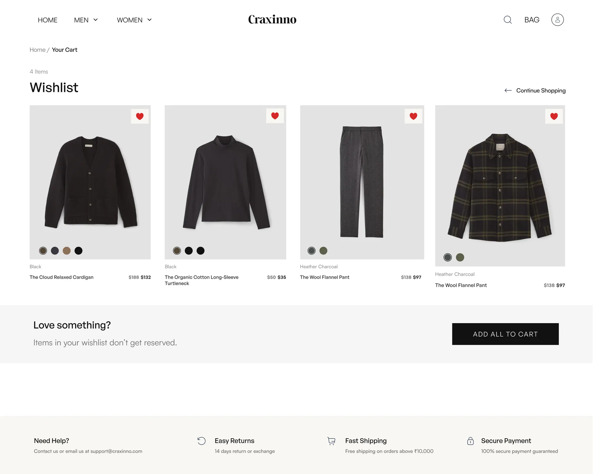 Craxinno — Fashion E-Commerce Website Design — 06